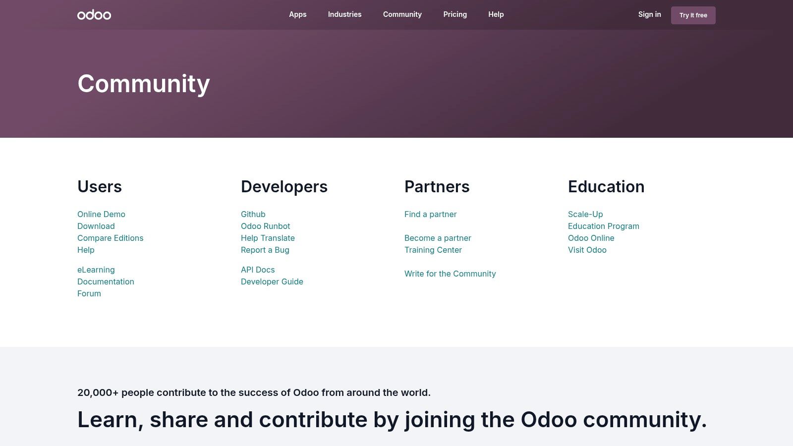 Odoo Community Edition